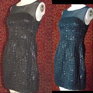 MAC + JAC black sleeveless mini dress M